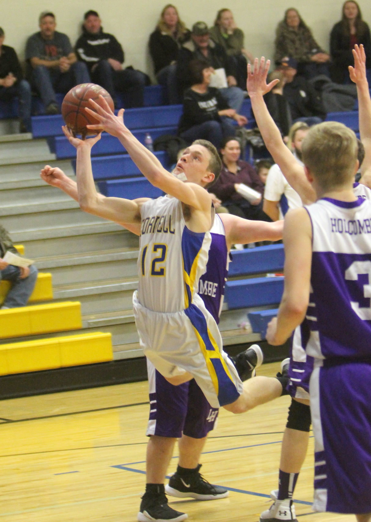 Lake Holcombe at Cornell boys basketball 1-10-19